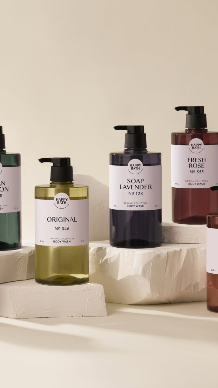 Happy Bath Original NO 046 Fruity / musk aroma Perfumed body wash Korean Beauty original collection 910g 32 oz