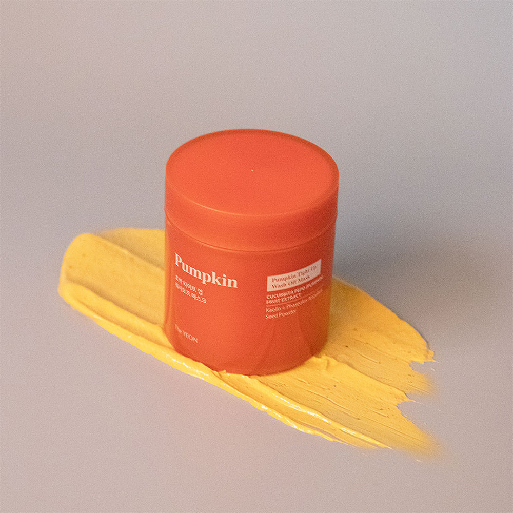 The YEON Pumpkin Tight Up Wash Off Mask 120g, 4.23oz / For Pores, Deep moisturization, nourishment, for all skin