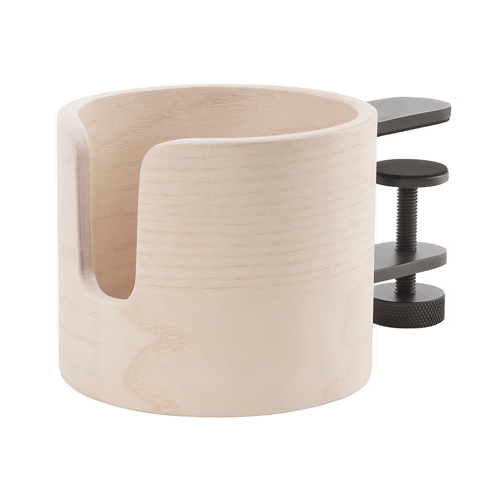 Ikea LÅNESPELARE Cup Holder 1Pack, Table Edge Clamp Cup Holder for Home Office Desk, Gaming Desk Accessories, Computer Desk Accessories, Anti-Spill Cup Holder