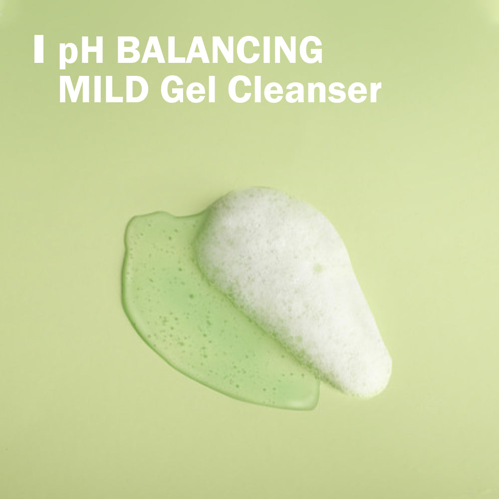 The YEON Green 7 Mild Gel Cleanser 150ml(5.07 oz), pH Balanced, Deep Cleansing Moisturizing Facial Foam Cleanser