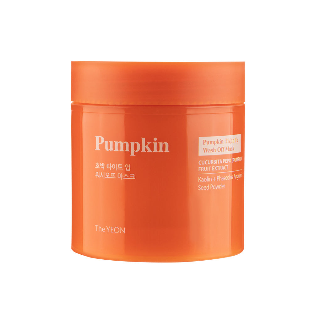The YEON Pumpkin Tight Up Wash Off Mask 120g, 4.23oz / For Pores, Deep moisturization, nourishment, for all skin