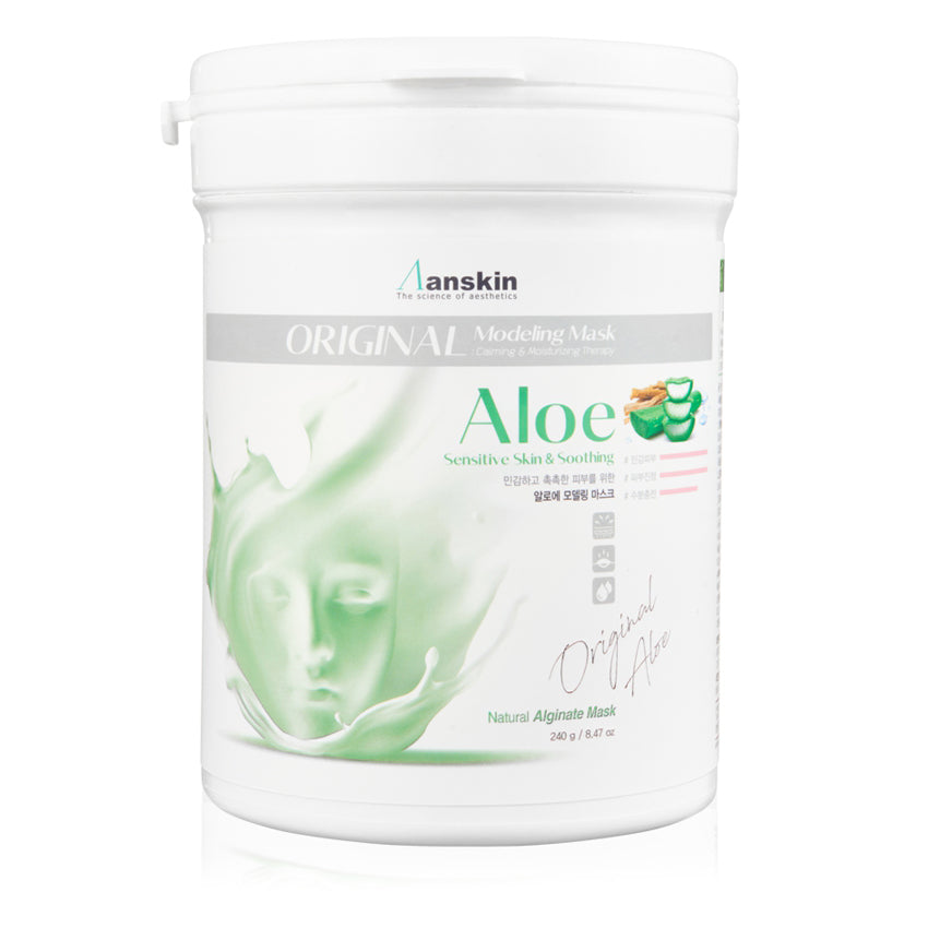 Anskin ALOE Modeling Mask Powder Pack for Soothing skin (240g)