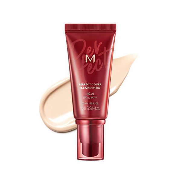 Missha M Perfect Cover BB Cream RX SPF42 PA++ (50ml 1.69fl. oz) Lasting Color #21