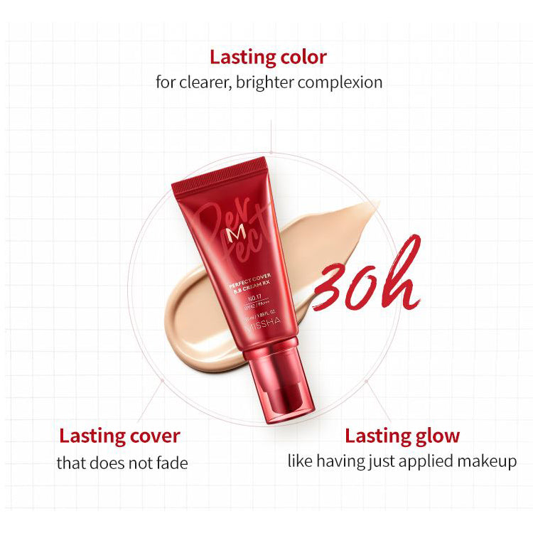 Missha M Perfect Cover BB Cream RX SPF42 PA++ (50ml 1.69fl. oz) Lasting Color #23
