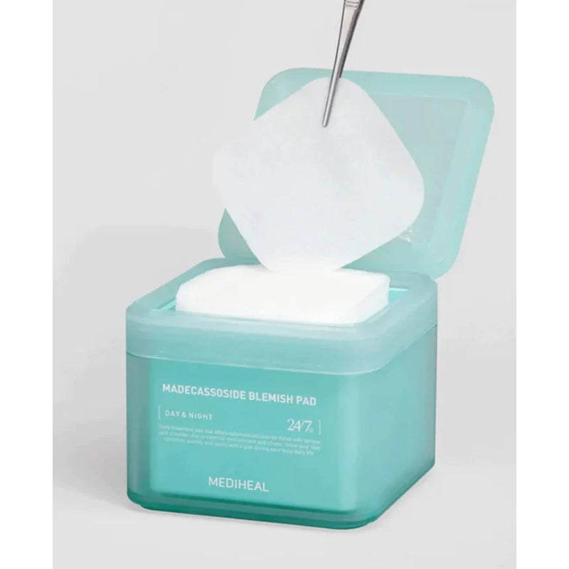 Mediheal Madecassoside Cotton Facial Pads Toner Pads with Centella Asiatica to Improve Uneven Skin Tone 100 Pads