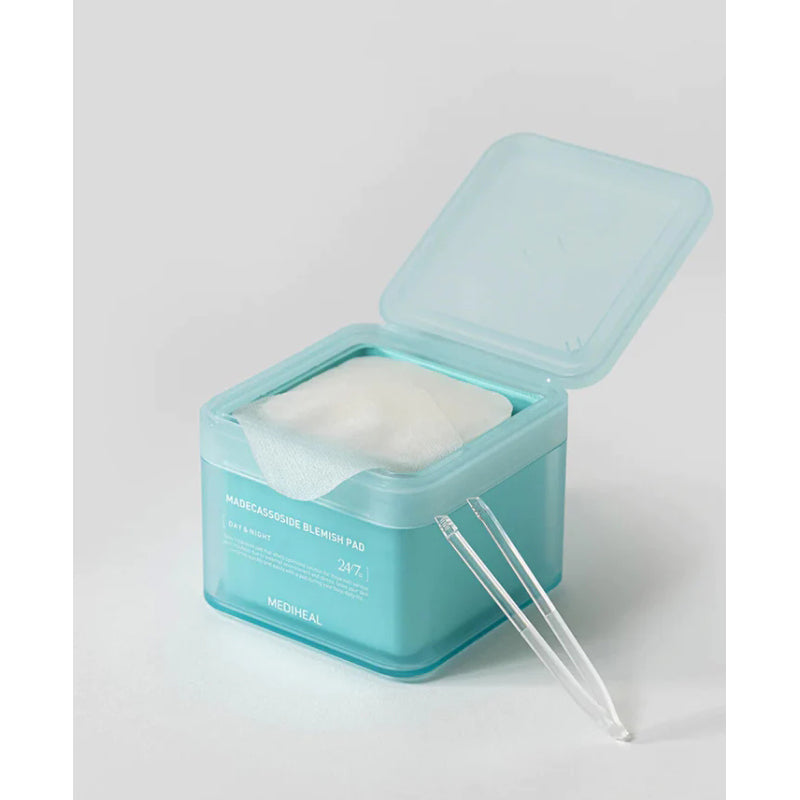 Mediheal Madecassoside Cotton Facial Pads Toner Pads with Centella Asiatica to Improve Uneven Skin Tone 100 Pads