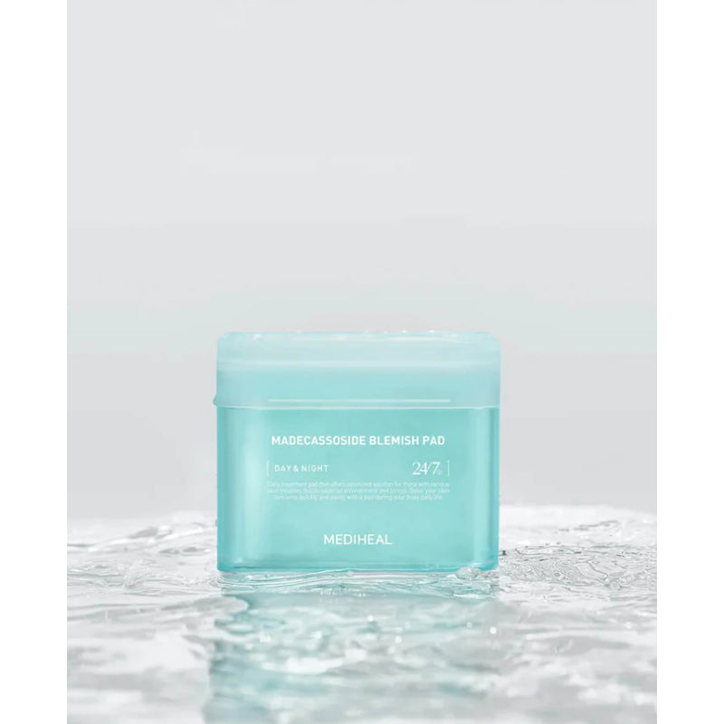 Mediheal Madecassoside Cotton Facial Pads Toner Pads with Centella Asiatica to Improve Uneven Skin Tone 100 Pads
