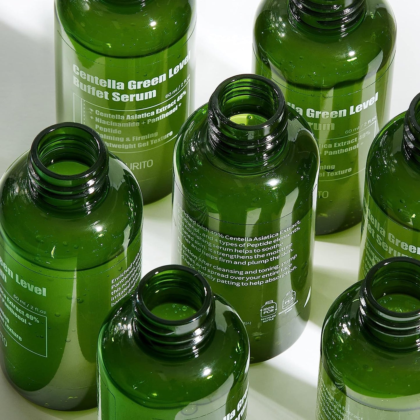 PURITO Centella Green Level Buffet Serum 60ml/ 2 fl oz, Serum for Face, Centella Asiatica,Recovery Facial Serum