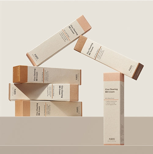 PURITO Cica Clearing BB Cream #23 Sand Beige 1 fl.oz / 30ml, Vegan