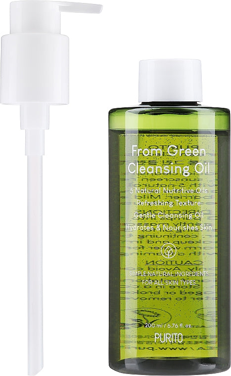 PURITO From Green Cleansing Oil with Five Essential Natural Oils, 200 ml