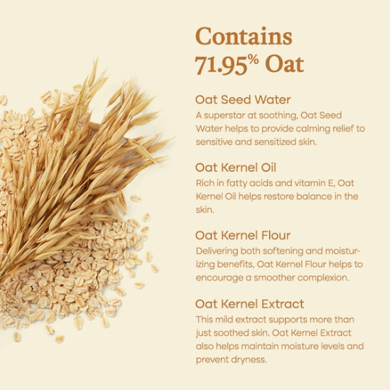 PURITO Oat-in Intense Cream 150ml / 5.07 fl. oz, Vegan Ingredients, Cruelty-Free, Facial Cream