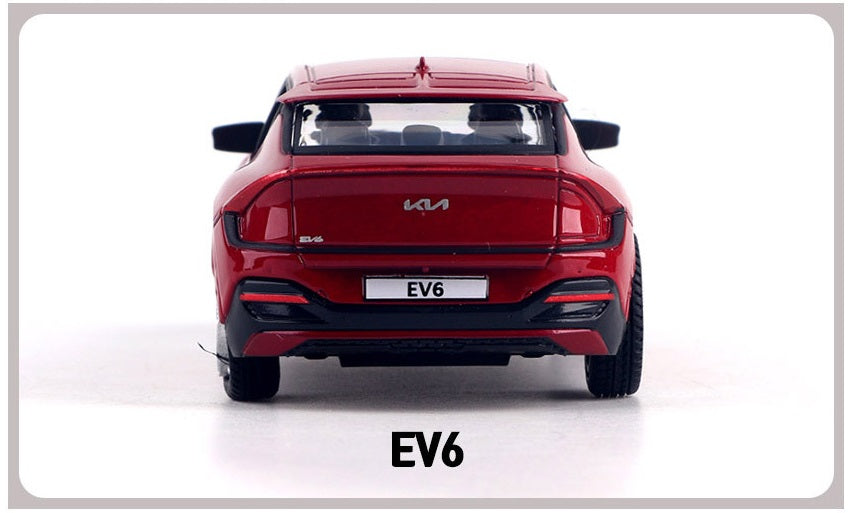 KIA Motors Car EV6 Mini Diecast 1:38 Scale Miniature Display Toy