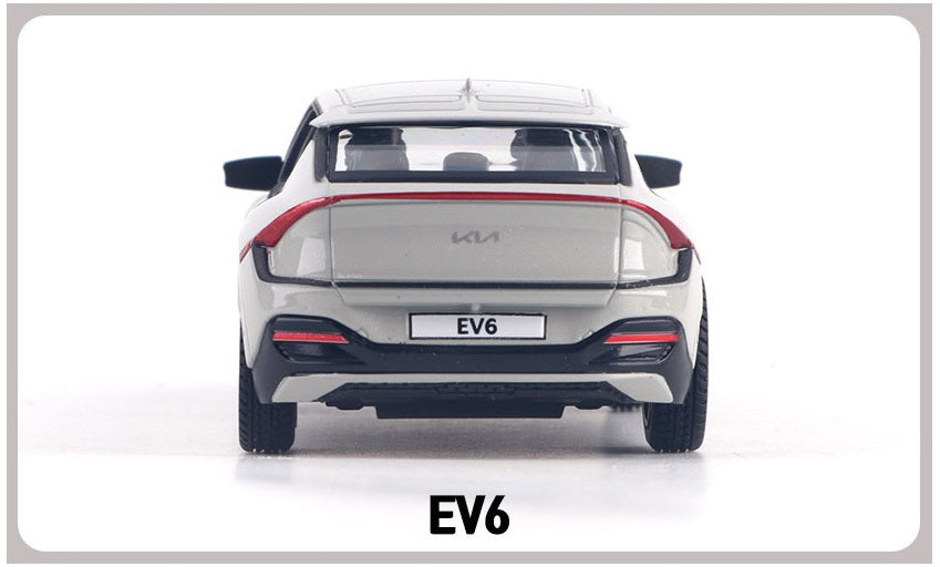 KIA Motors Car EV6 Mini Diecast 1:38 Scale Miniature Display Toy