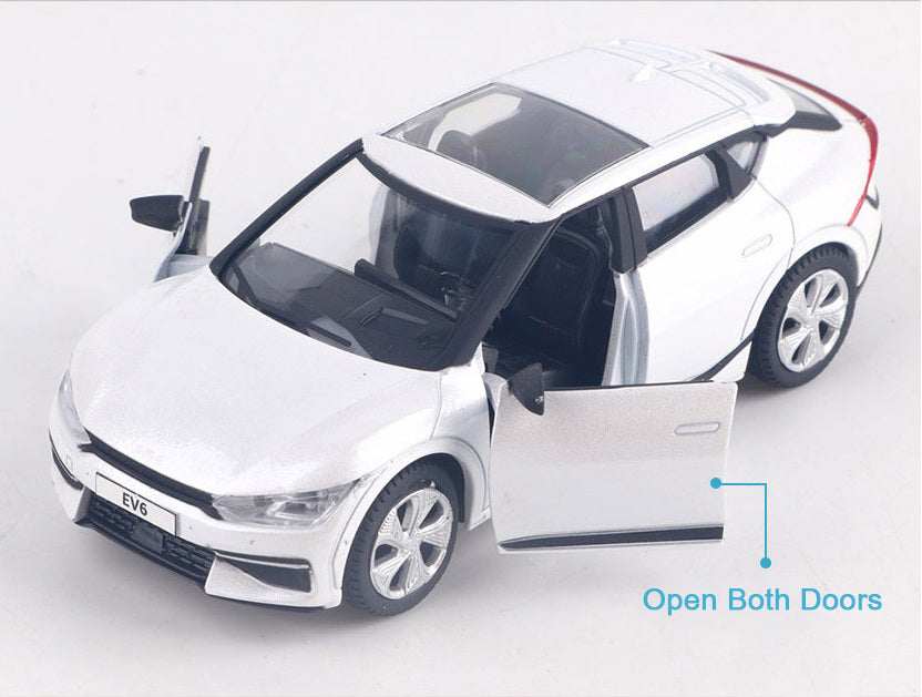 KIA Motors Car EV6 Mini Diecast 1:38 Scale Miniature Display Toy