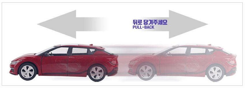 KIA Motors Car EV6 Mini Diecast 1:38 Scale Miniature Display Toy