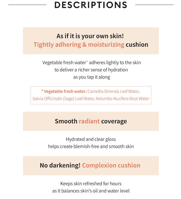 Missha Magic Cushion Moist Up SPF50+ / PA+++ 15g / 0.52 oz. #23