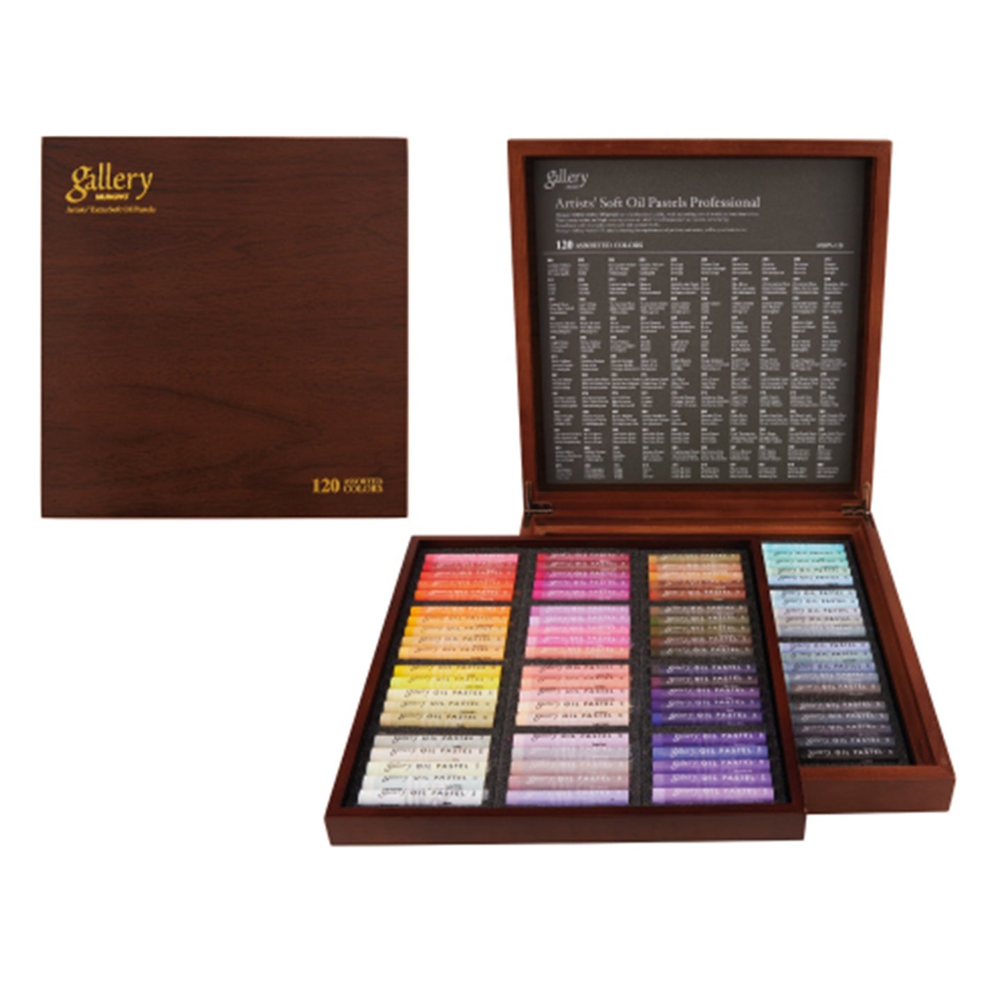 Mungyo Gallery Soft Oil Pastels Set of 120 - Assorted Colors (Professional MOPV-120W)