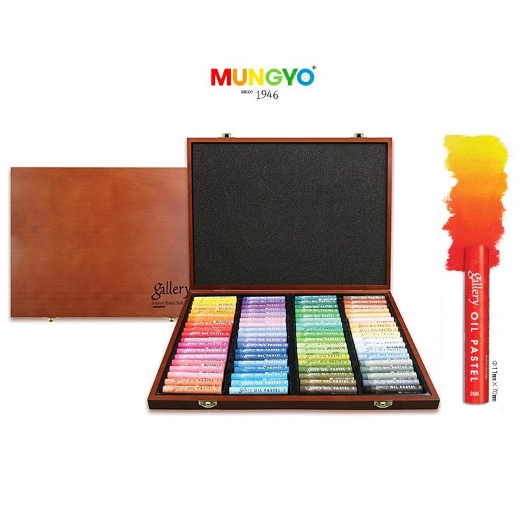 Mungyo Gallery Soft Oil Pastels Set of 72 - Assorted Colors (Professional MOPV-72W)