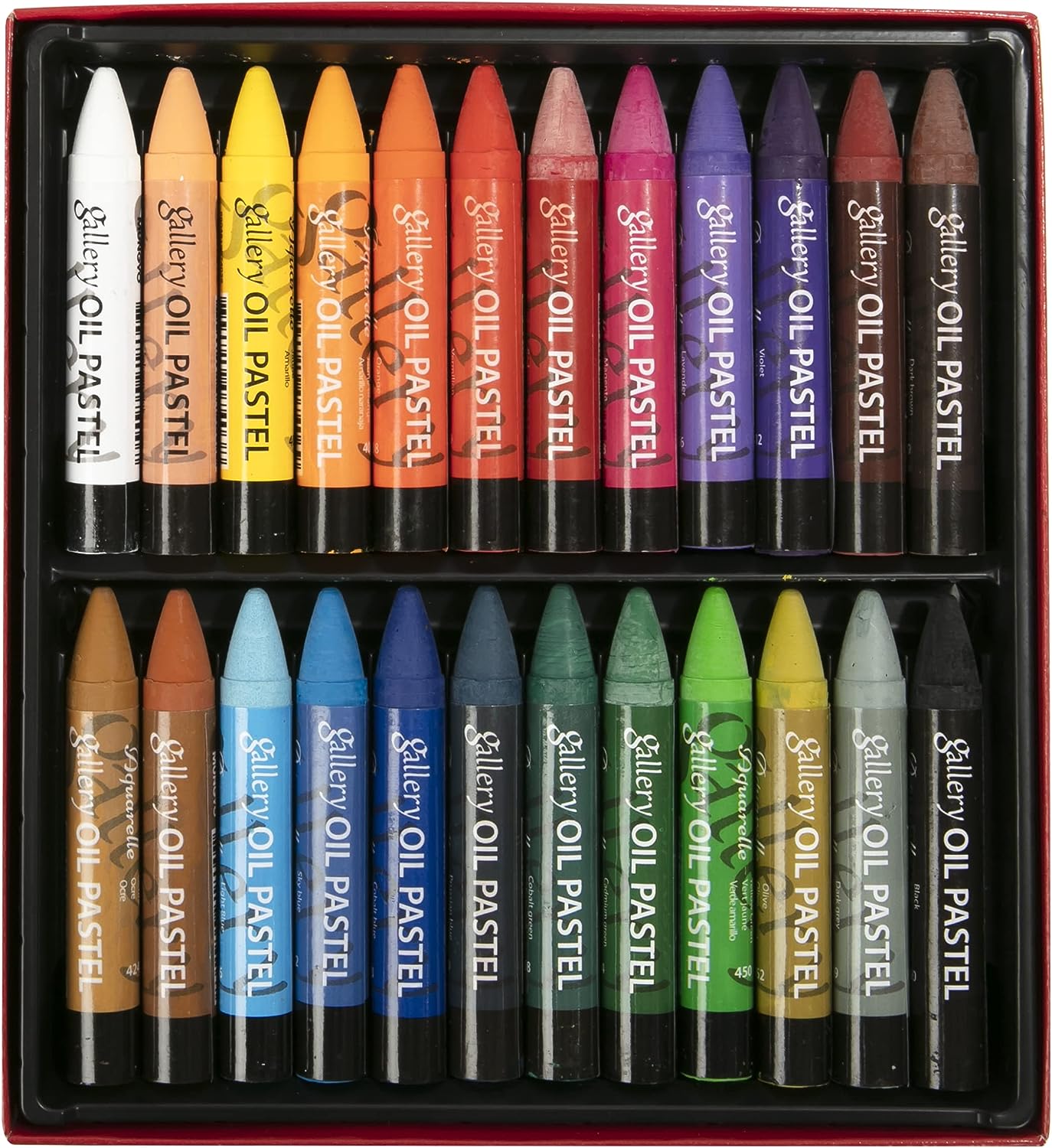 Mungyo Water-Soluble Oil Pastel Set of 24 - Assorted Colors