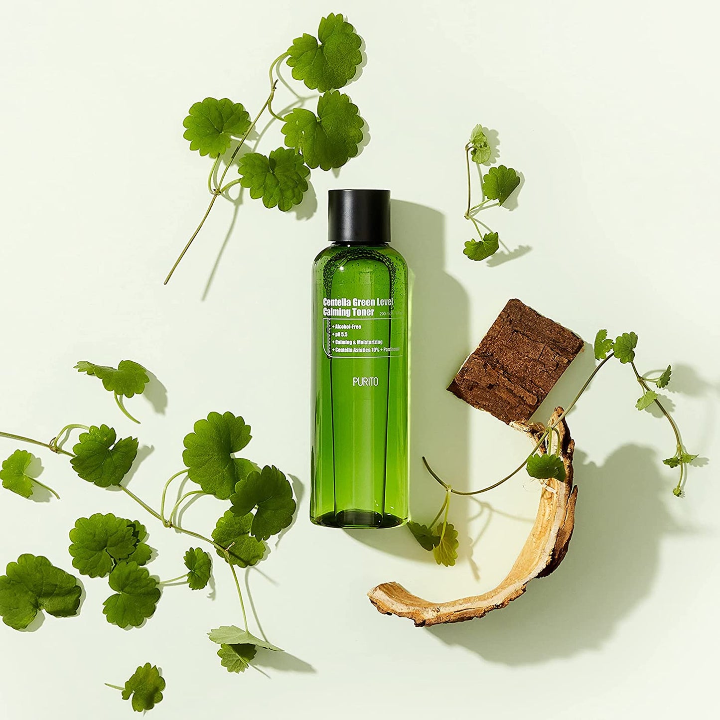 PURITO Centella Green Level Calming Toner 200ml/6.76fl.oz, alchhole-free toner, Natural Daily Facial Toner, Acne,Face toner for Sensitive Skin