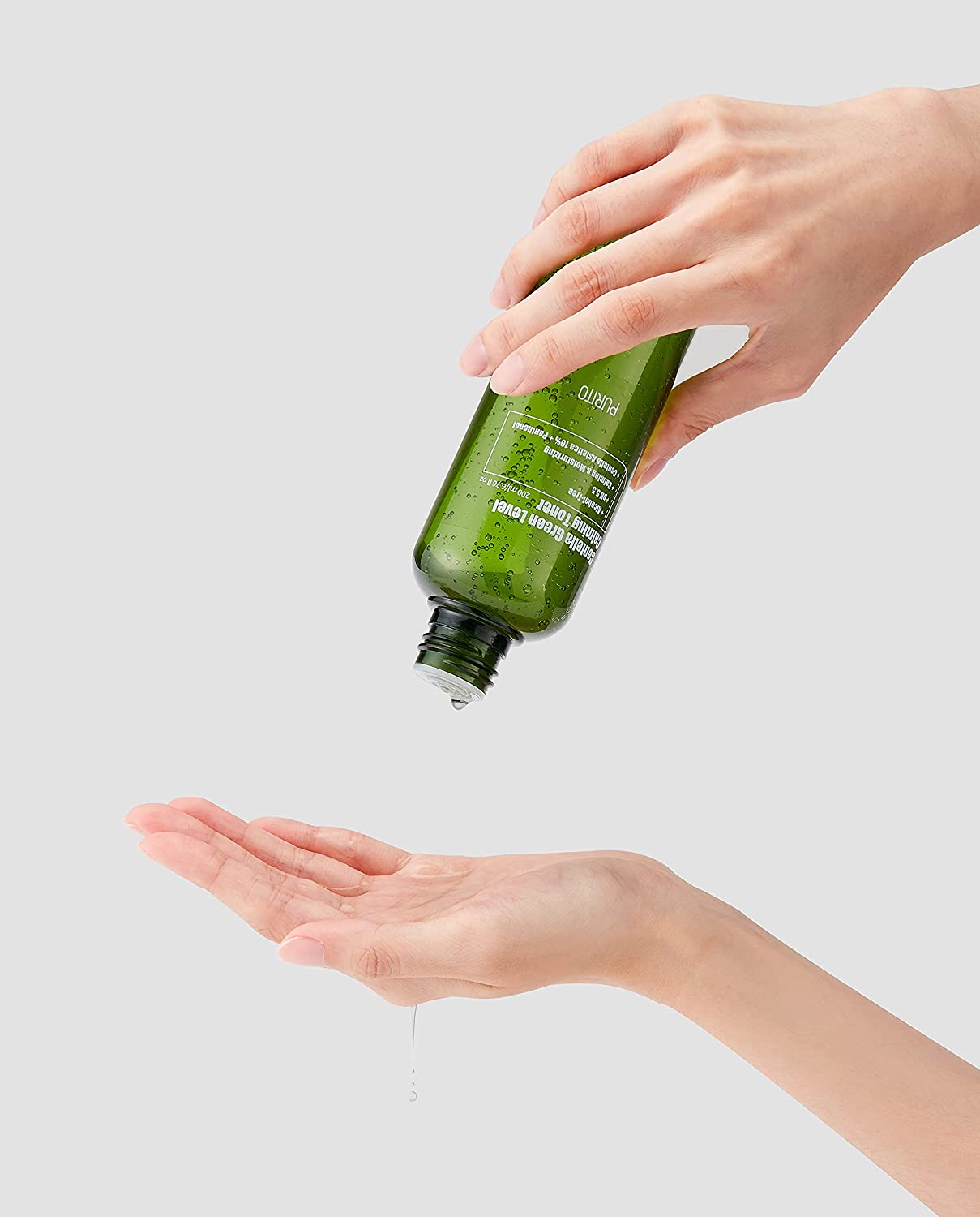 PURITO Centella Green Level Calming Toner 200ml/6.76fl.oz, alchhole-free toner, Natural Daily Facial Toner, Acne,Face toner for Sensitive Skin