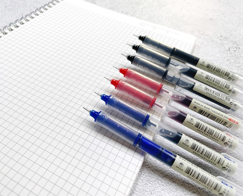 Tuco B 54 Quick Drying Ballpoint Gel Pens, Fine Point 0.5mm, 12 Per Pack