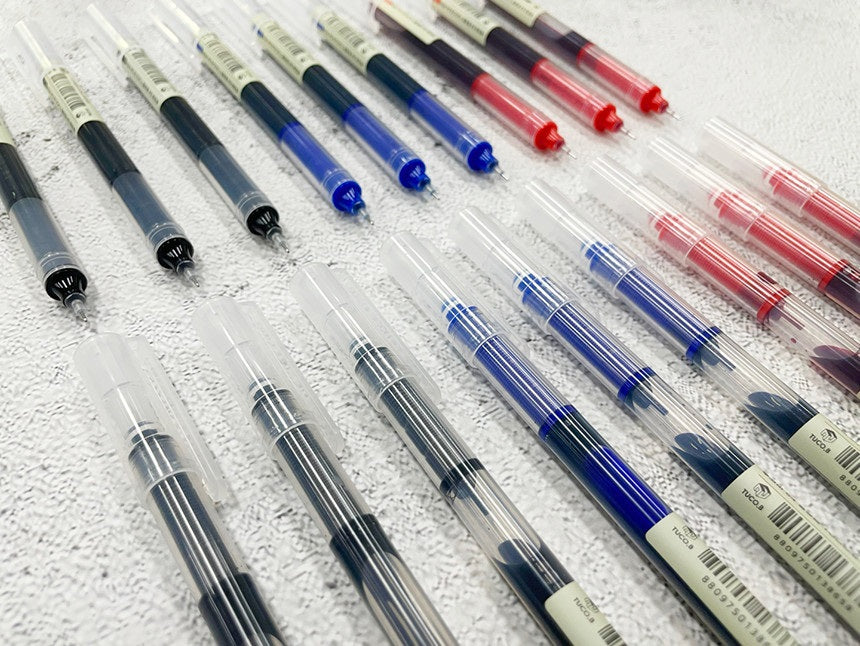 Tuco B 54 Quick Drying Ballpoint Gel Pens, Fine Point 0.5mm, 12 Per Pack