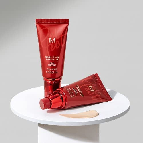 Missha M Perfect Cover BB Cream RX SPF42 PA++ (50ml 1.69fl. oz) Lasting Color #21
