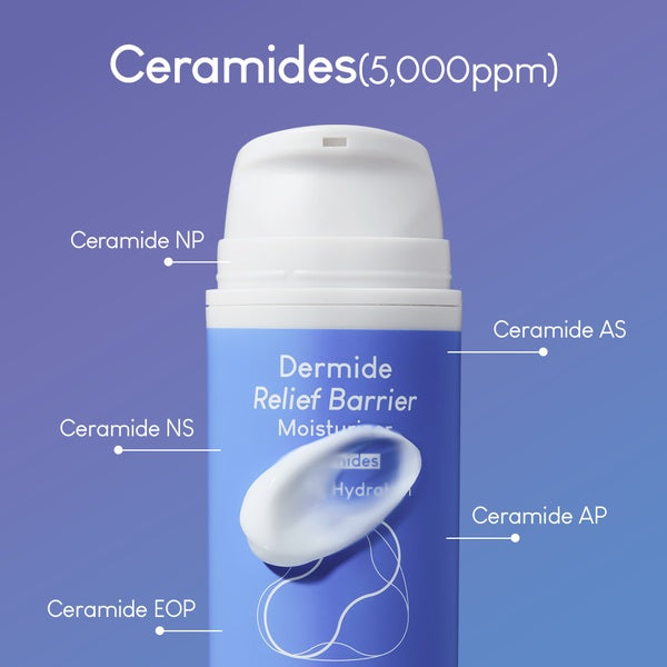 PURITO Dermide Relief Barrier Moisturizer 100ml / 3.38 fl. oz. Vegan and Cruelty Free, Relieving Moisturizer, Soothing, Calming, Safe Ingredients, Protective Barrier