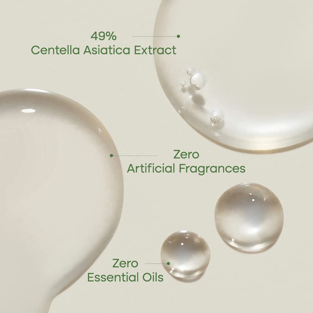 PURITO Centella Unscented Serum 60ml/ 2 fl.oz, Serum for Face, Centella Asiatica, Recovery Facial Serum, Calming Soothing Serum