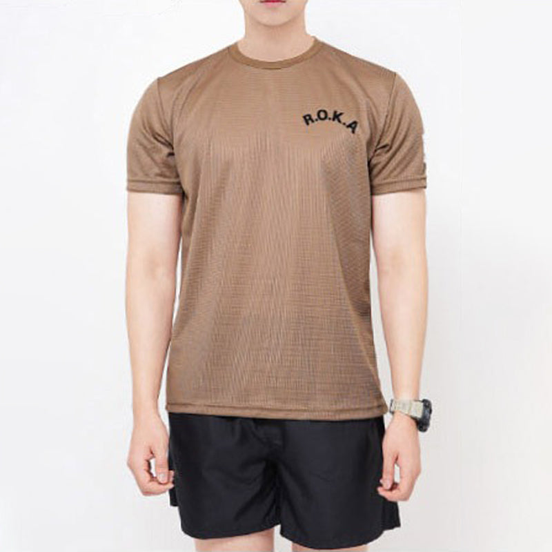 ROKA Korean Military Soldier Short Sleeve T-Shirt Korea Republic, Usable for Both Men and Women