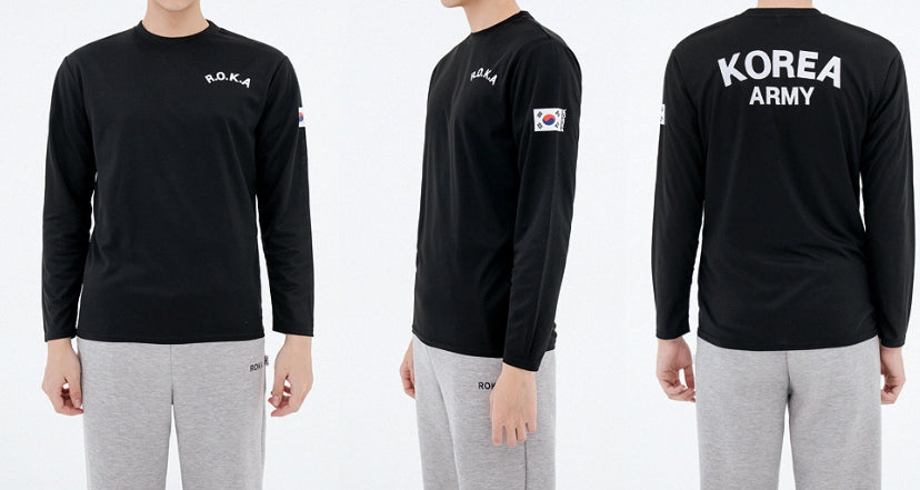 ROKA Korean Military Soldier Long Sleeve T-Shirt, Republic Of Korea Army