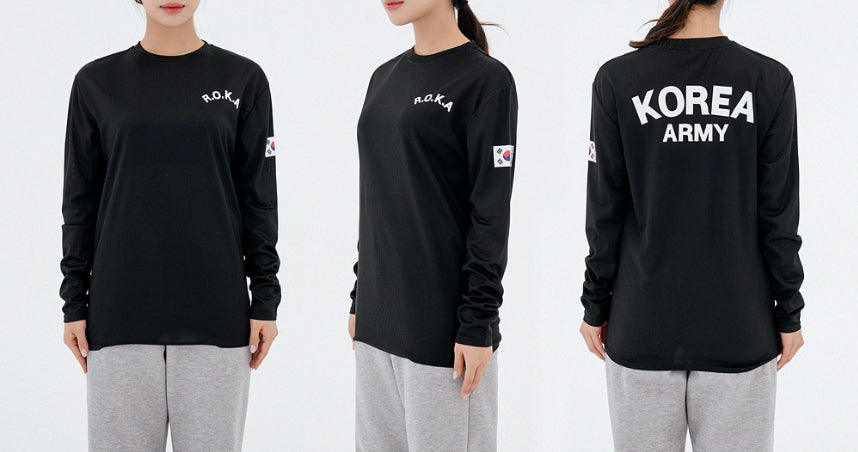 ROKA Korean Military Soldier Long Sleeve T-Shirt, Republic Of Korea Army