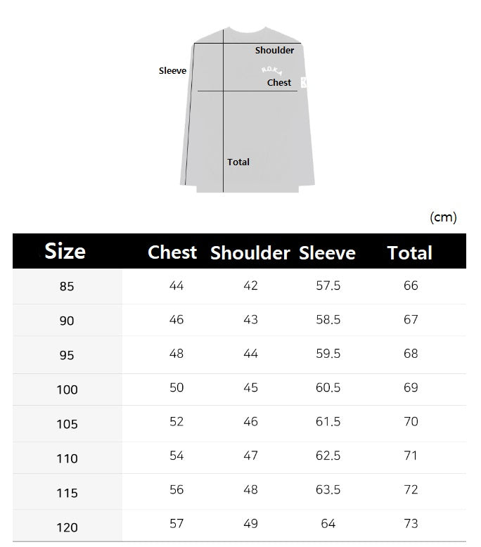 ROKA Korean Military Soldier Long Sleeve T-Shirt, Republic Of Korea Army