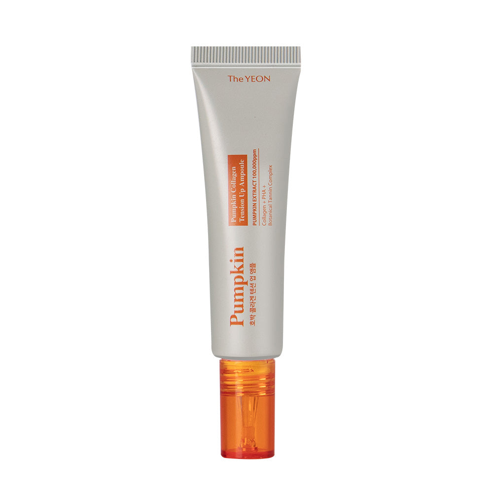 TheYEON Pumpkin Collagen Tension Up Ampoule / 20ml 0.67 fl.oz/Pore care,elasticity,skin nutrition/korean skin care, For Face Moisturization,Smoothening,and Even Tone-Skin Firming Hydrating