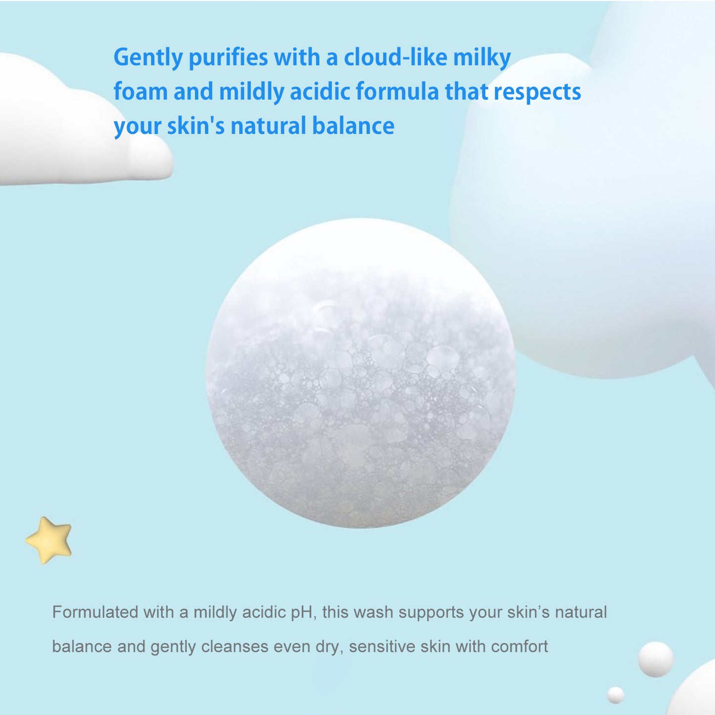 SHOWERMATE malang-i Top to Toe Milky Moisture Bubble Body Wash (500ml 16.97fl.oz) White Milk Scent
