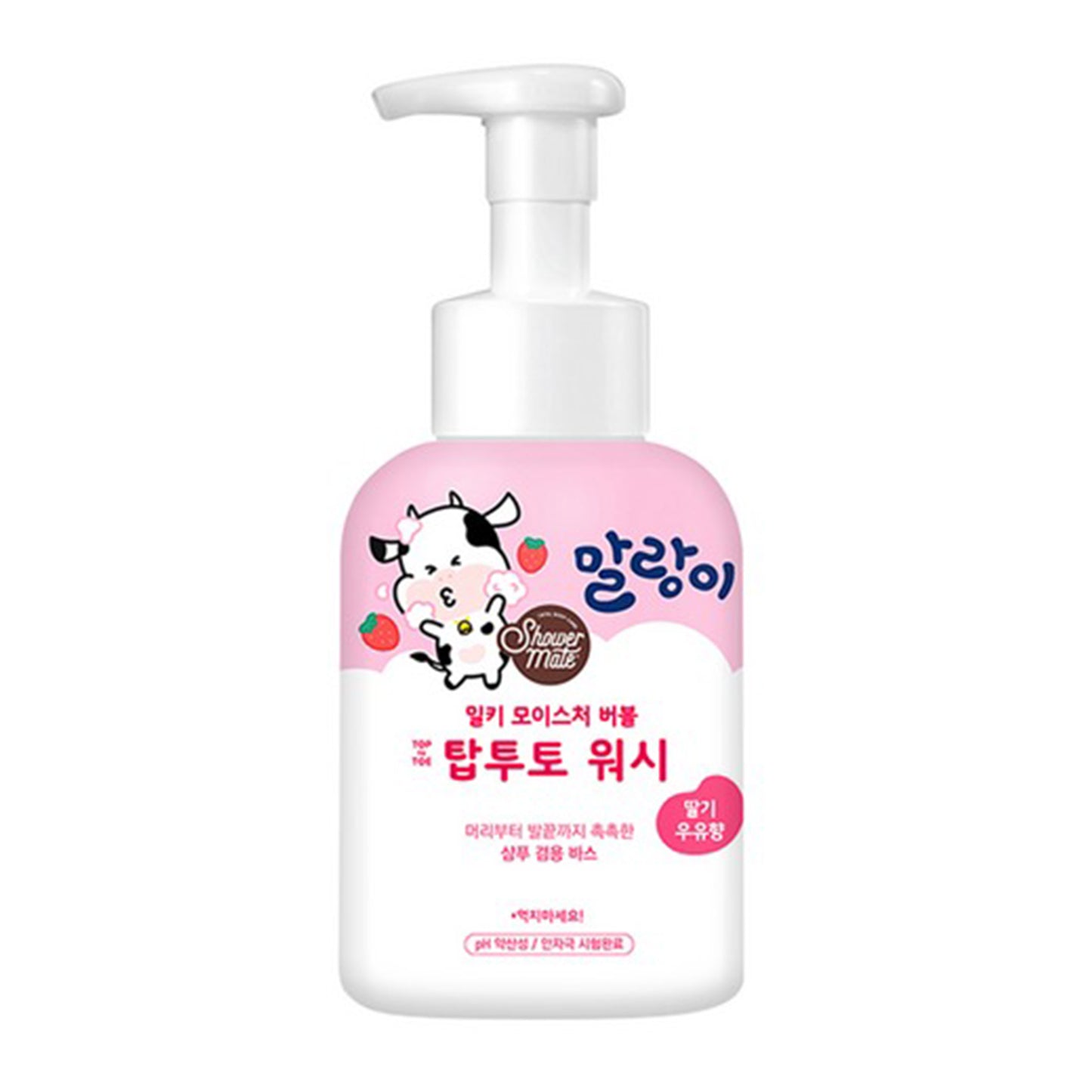 SHOWERMATE malang-i Top to Toe Milky Moisture Bubble Body Wash (500ml 16.97fl.oz) Strawberry Milk Scent