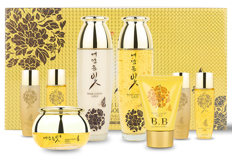 Yedam Yun Bit Prime luxury Gold Women Skin Care Set (4p) Korean Cosmetics