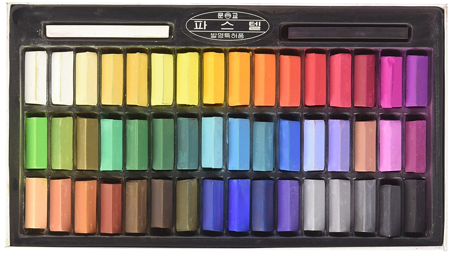 Mungyo Non Toxic Mungyo Soft Pastel Set of 48 Assorted Colors Square Chalk