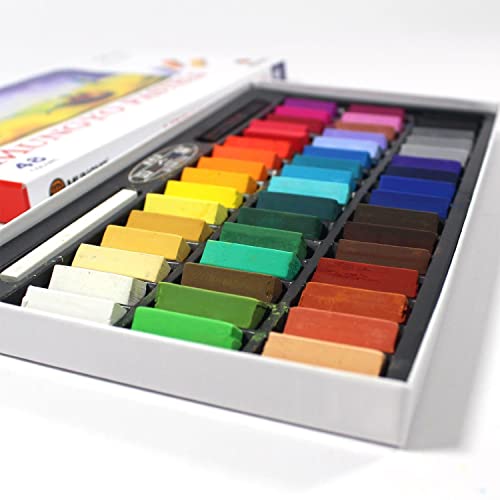 Mungyo Non Toxic Mungyo Soft Pastel Set of 48 Assorted Colors Square Chalk