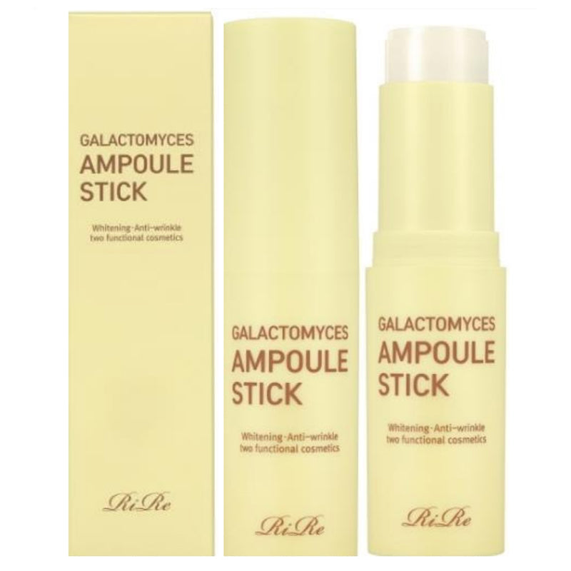 RiRe Galactomyces Ampoule Stick (15g 0.52oz) Multi Balm Stick Moisturizing Wrinkle & Lip Care Portable Size Multi Usable