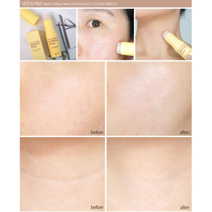 RiRe Galactomyces Ampoule Stick (15g 0.52oz) Multi Balm Stick Moisturizing Wrinkle & Lip Care Portable Size Multi Usable