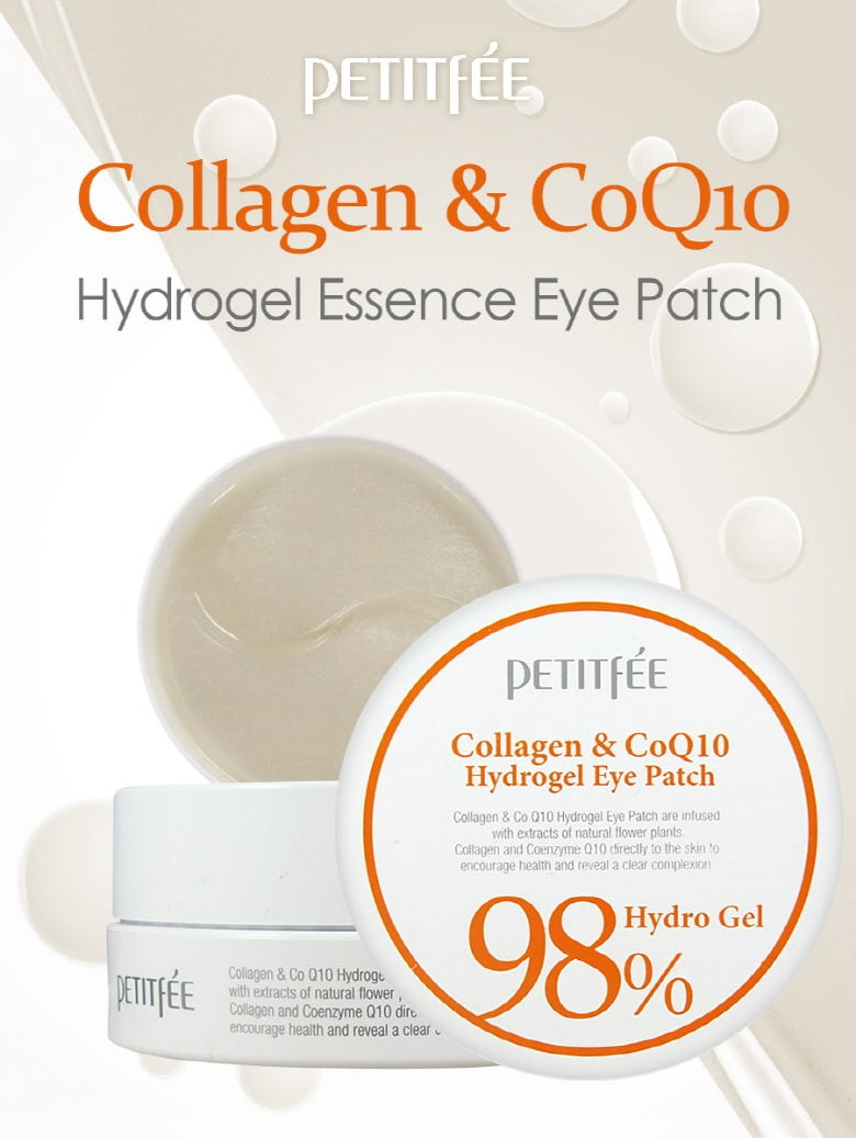Petitfee Collagen n CoQ10 Hydro Gel Eye Patch (60 patches)