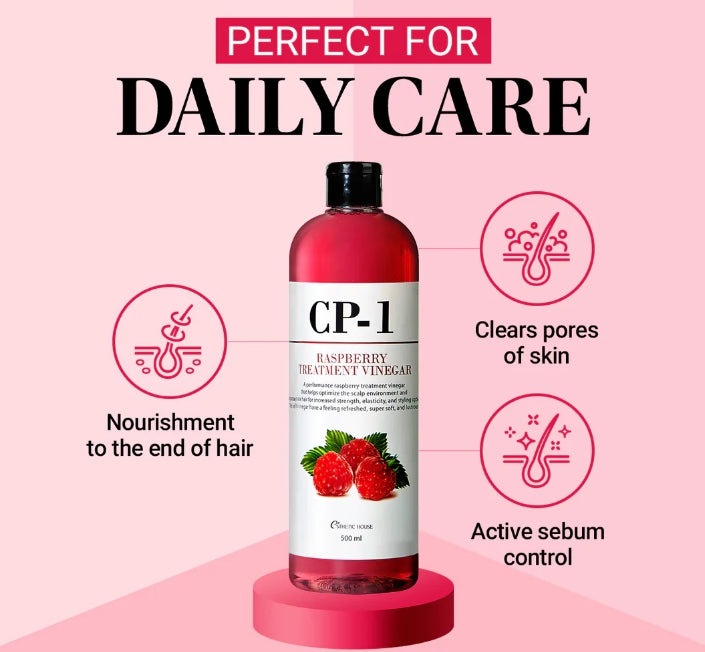 Esthetic House CP-1 Raspberry Treatment Hair Vinegar (500ml 16.9 oz)