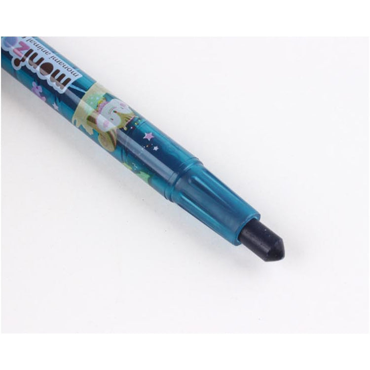 Monami Plastic Twist Up Crayons Color Pencils, Assorted Colors Set 24 Twistables Pens