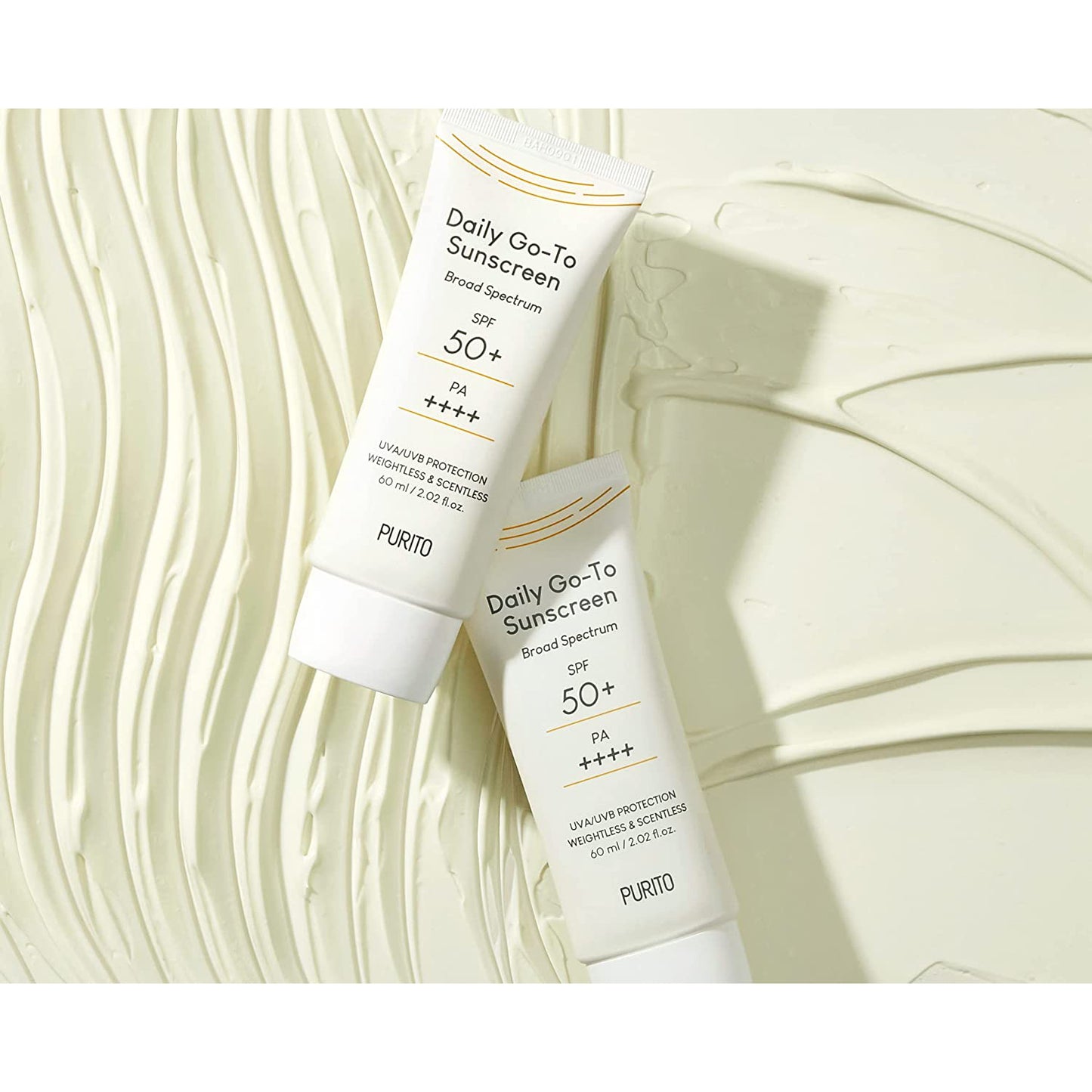 PURITO Daily Go-To Sunscreen (60ml 2.02 fl.oz.) SPF 50+ PA ++++ Safe Ingredients, UVA/UVB Protection, Broad-Spectrum, Calm, Soothing
