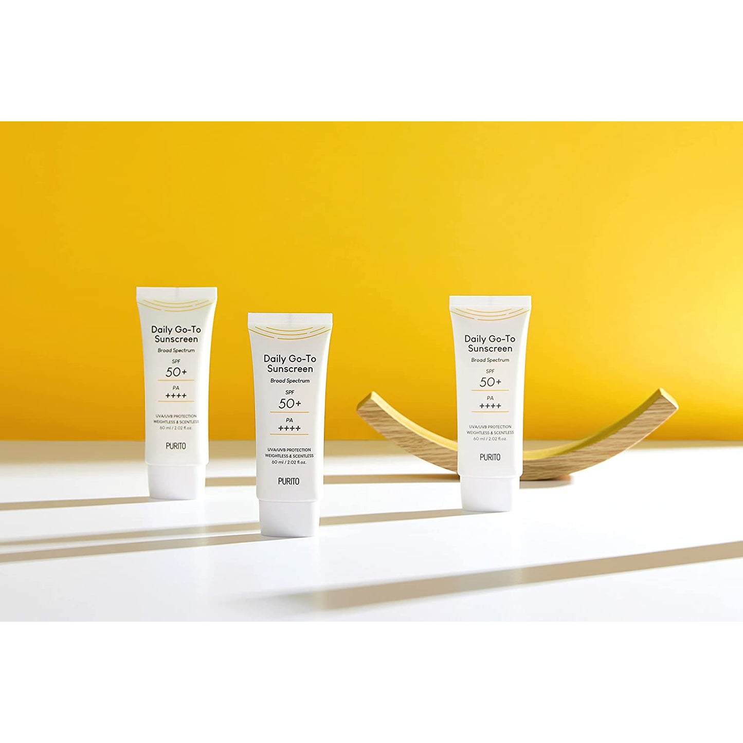 PURITO Daily Go-To Sunscreen (60ml 2.02 fl.oz.) SPF 50+ PA ++++ Safe Ingredients, UVA/UVB Protection, Broad-Spectrum, Calm, Soothing