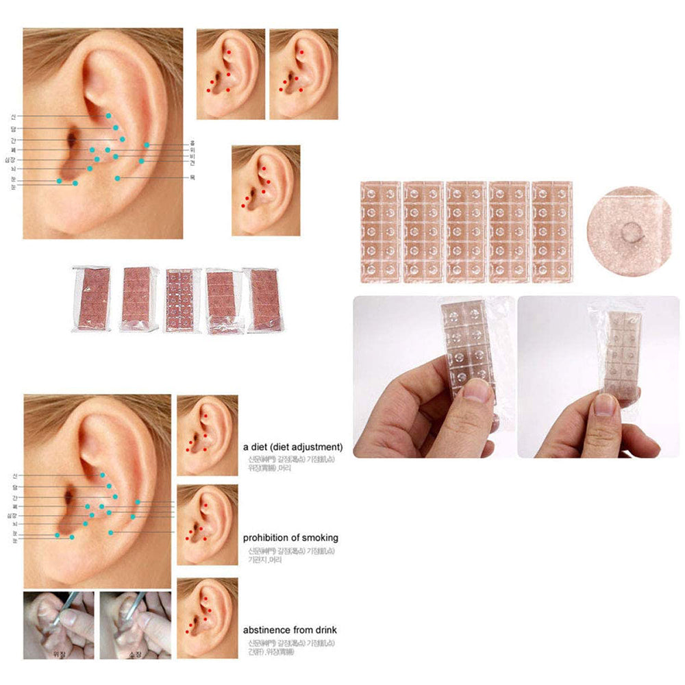 Dong Bang Sterile Ear Acupuncture Disposable Press Patches, Ear Massage Press Needles Sticker
