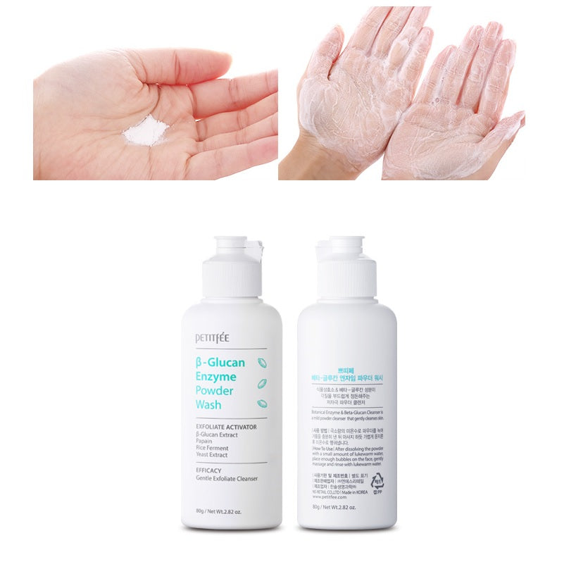 Petitfee Beta Glucan Enzyme Powder Wash Cleanser (80g 2.82 oz)