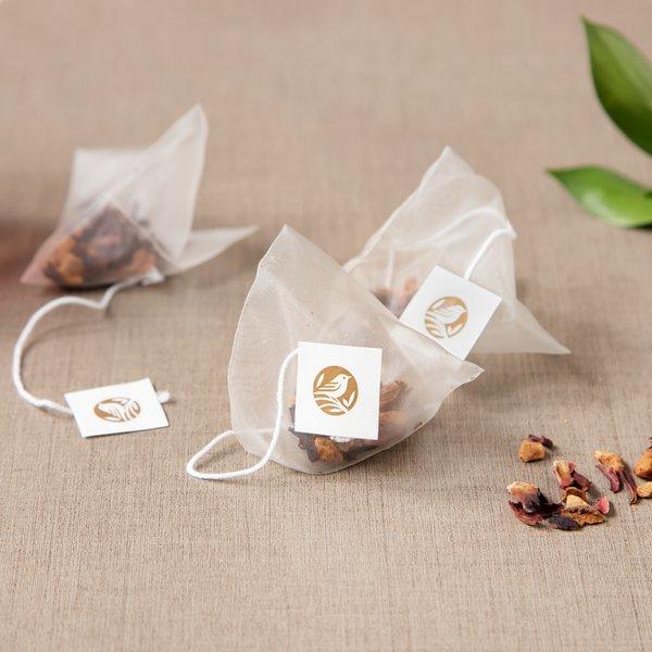 Hibiscus Apple Tea Herbal Tea Bag (1.2g x 20 Tea Bags) Herbal Tea, Blending Tea, Pyramid Tea Bags